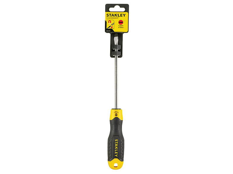 STANLEY® Cushion Grip Screwdriver Flared Tip 6.5 x 150mm STA064919