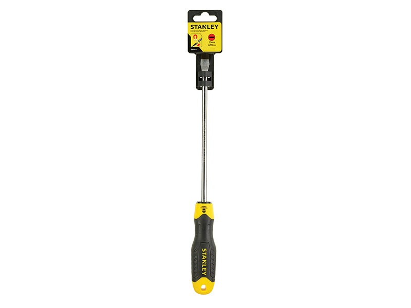 STANLEY® Cushion Grip Screwdriver Flared Tip 10 x 200mm STA064922