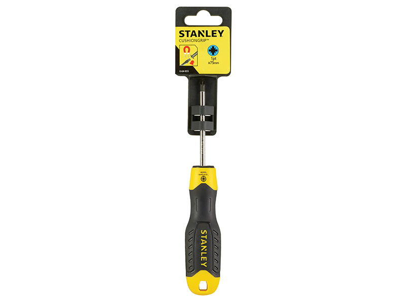 STANLEY® Cushion Grip Screwdriver Pozidriv Tip PZ1 x 75mm STA064955
