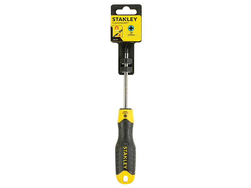 STANLEY® Cushion Grip Screwdriver Pozidriv Tip PZ2 x 100mm STA064974