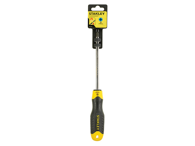STANLEY® Cushion Grip Screwdriver Pozidriv Tip PZ3 x 150mm STA064976