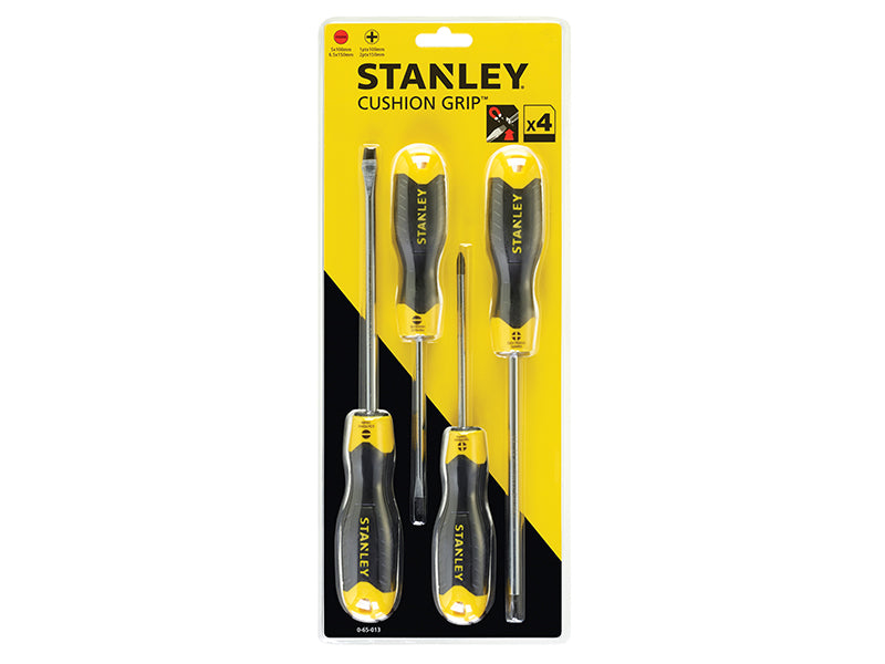 STANLEY® Cushion Grip Screwdriver Set, 4 Piece STA065013
