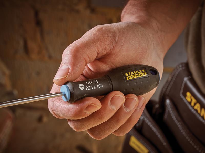 STANLEY® FatMax® Screwdriver Pozidriv Tip PZ1 x 100mm STA065335
