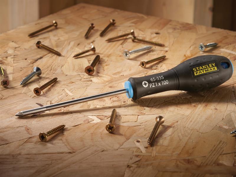 STANLEY® FatMax® Screwdriver Pozidriv Tip PZ1 x 100mm STA065335