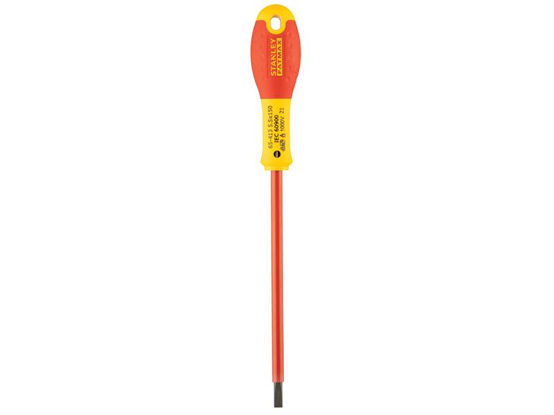 STANLEY® FatMax® VDE Insulated Screwdriver Parallel Tip 5.5 x 150mm STA065413