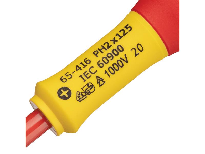 STANLEY® FatMax® VDE Insulated Screwdriver Phillips Tip PH2 x 125mm STA065416