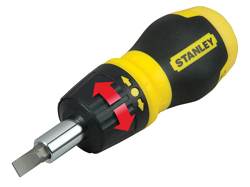 STANLEY® Multibit Ratchet Stubby & Bits STA066358