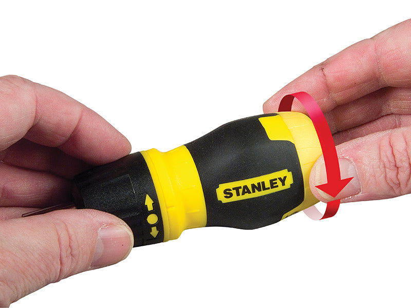 STANLEY® Multibit Ratchet Stubby & Bits STA066358