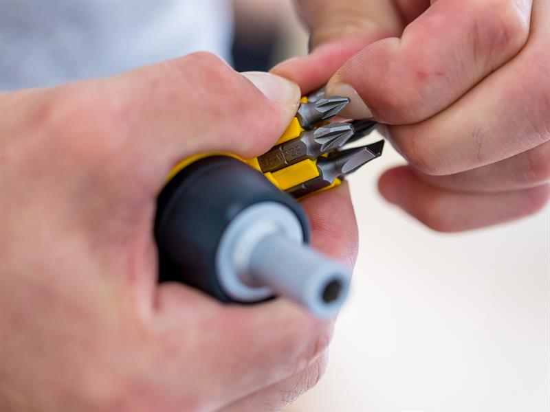 STANLEY® Multibit Ratchet Stubby & Bits STA066358