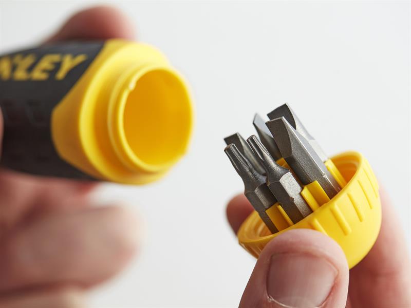 STANLEY® Multibit Ratchet Screwdriver &10 Bits STA068010