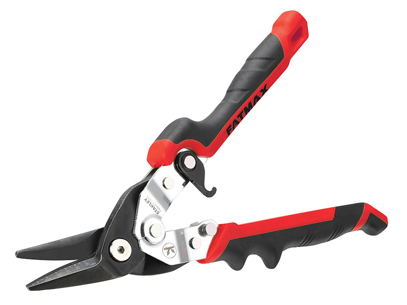 STANLEY® FatMax® Red Ergo Aviation Snips Left Cut 250mm (10in) STA073755