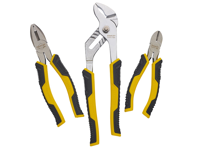 STANLEY® ControlGrip™ Pliers Set, 3 Piece STA074471