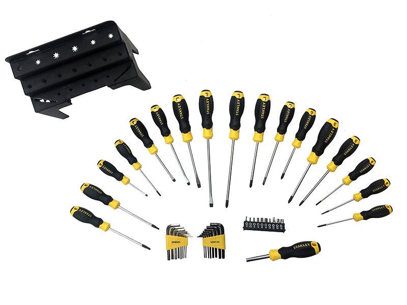 STANLEY® Screwdriver Set in Rack, 44 Piece STA074958
