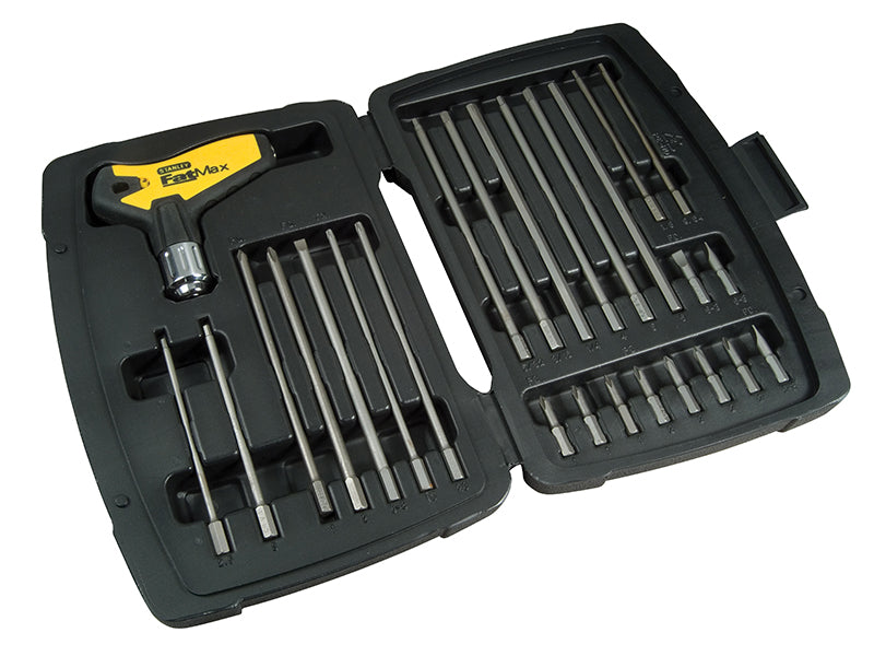 STANLEY® Metric FatMax® T-Handle Ratchet Power Key Set, 27 Piece STA079153