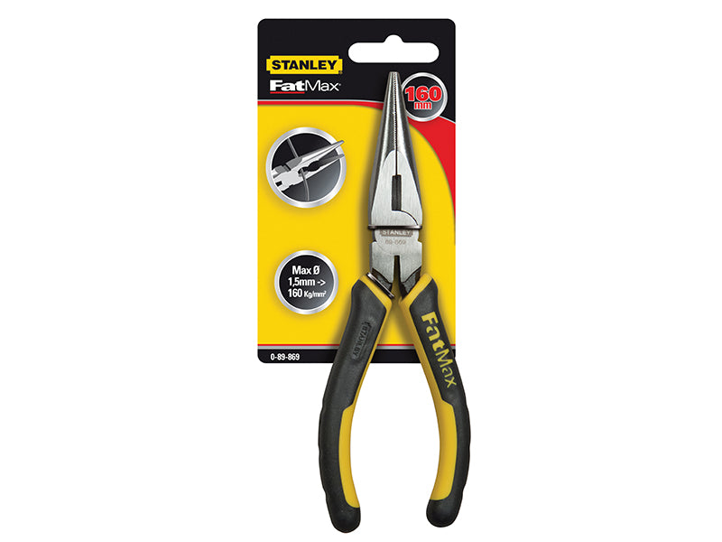 STANLEY® FatMax® Long Nose Pliers 160mm (6.1/4in) STA089869
