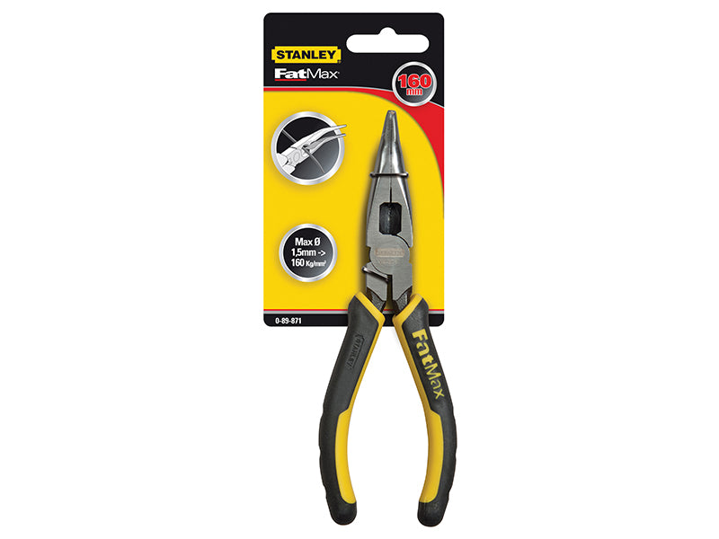 STANLEY® FatMax® Bent Snipe Nose Pliers 160mm (6.1/4in) STA089871