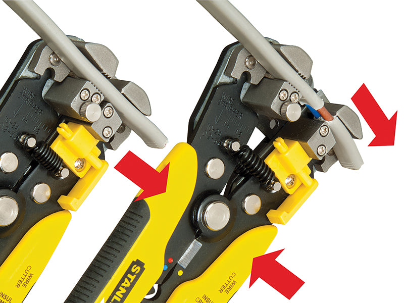 STANLEY Auto Wire Stripping Crimping Pliers Capacity 0.2 to 6mm STA096230