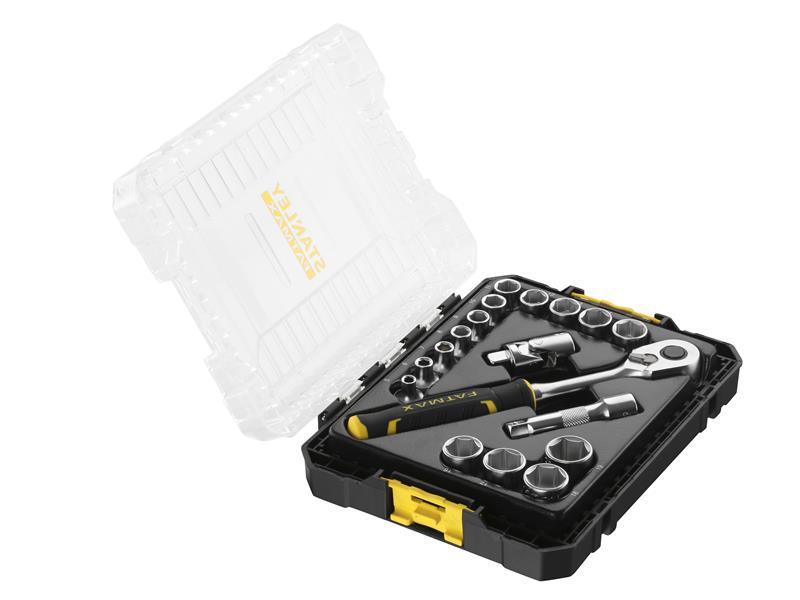 STANLEY 3/8in Metric Socket Set 18 Piece PRO STACK STA098102 FATMAX