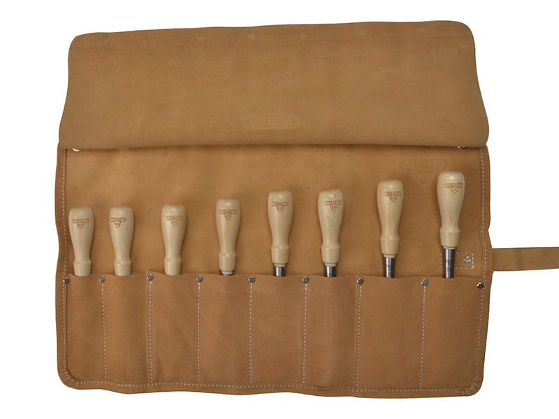 STANLEY Sweetheart Socket Chisel Set 8 Piece 3 6 8 12 15 18 25 & 32mm STA116793
