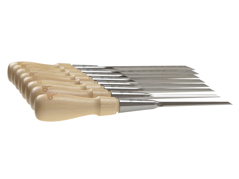 STANLEY Sweetheart Socket Chisel Set 8 Piece 3 6 8 12 15 18 25 & 32mm STA116793