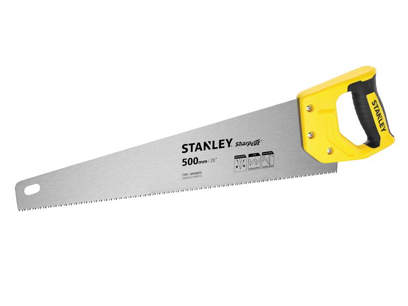 STANLEY® Sharpcut™ Handsaw 500mm (20in) 7 TPI STA120367
