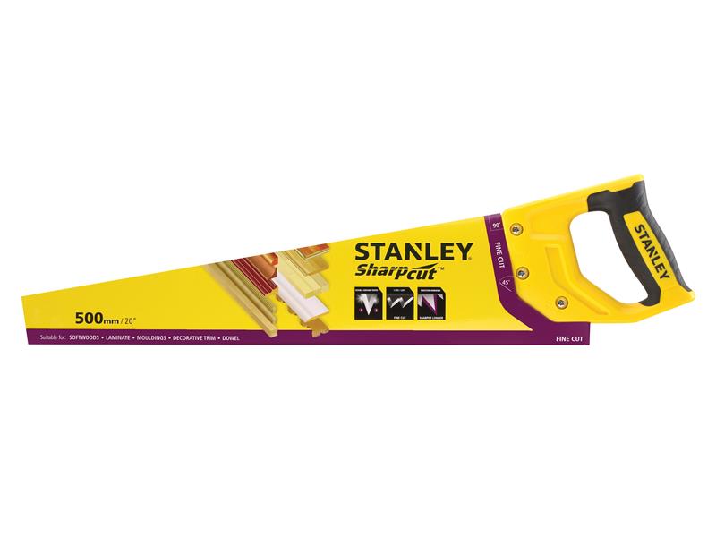 STANLEY® Sharpcut™ Handsaw 500mm (20in) 11 TPI STA120371