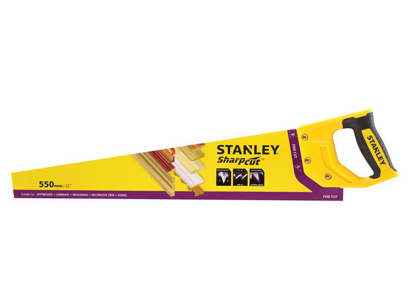 STANLEY® Sharpcut™ Handsaw 550mm (22in) 11 TPI STA120372