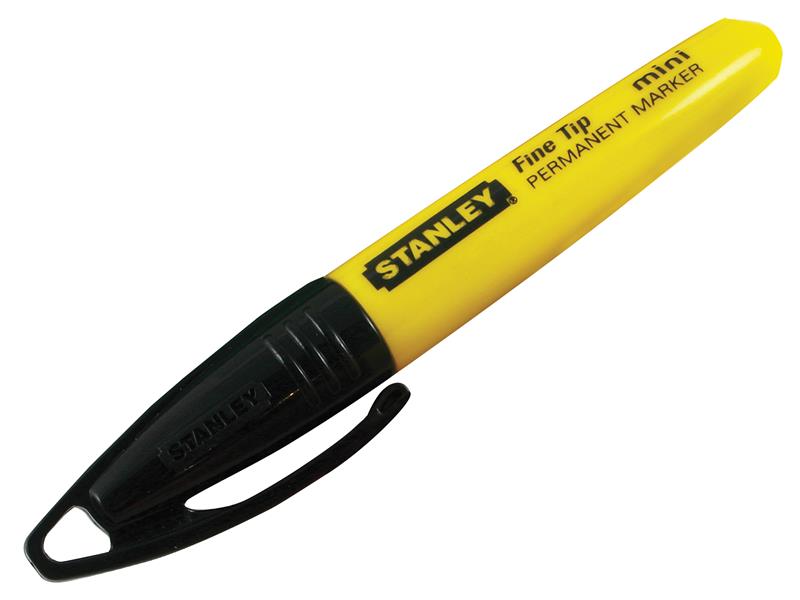 STANLEY® Mini Fine Tip Marker Black (Tub 72) STA147324
