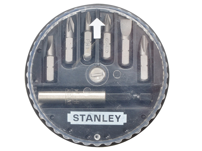 STANLEY® Slotted/Phillips/Pozidriv Insert Bit Set, 7 Piece STA168737