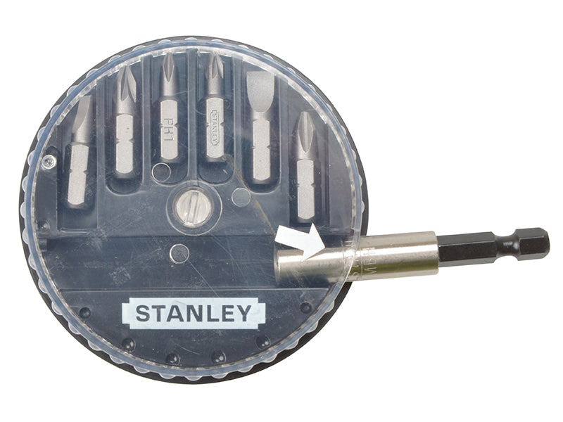 STANLEY® Slotted/Phillips/Pozidriv Insert Bit Set, 7 Piece STA168737