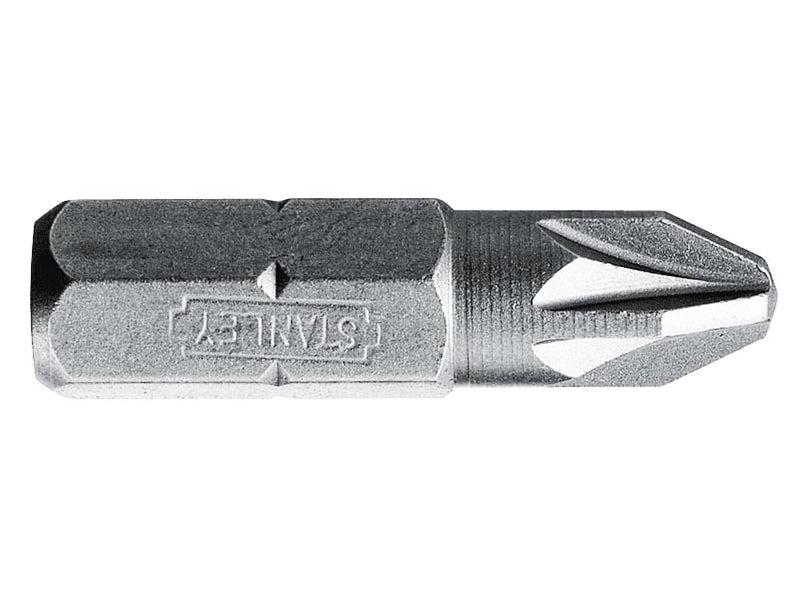 STANLEY® Pozidriv Bits PZ2 x 25mm (Box 25) STA168949B