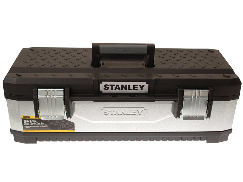 STANLEY® Galvanised Metal Toolbox 66cm (26in) STA195620