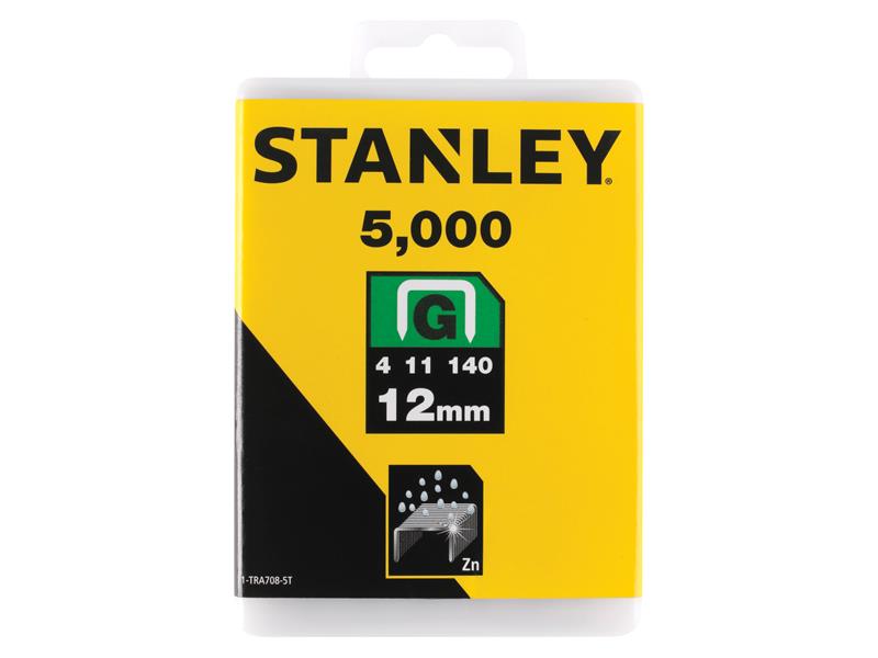 STANLEY® TRA708-5T Heavy-Duty Staples 12mm (Pack 5000) STA1TRA7085T