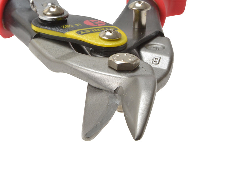 STANLEY® Red Aviation Snips Left Cut 250mm (10in) STA214562