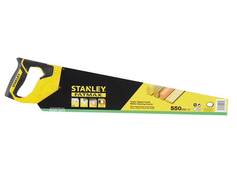 STANLEY Jet Cut Heavy-Duty Handsaw 550mm 22in 7 TPI STA215289