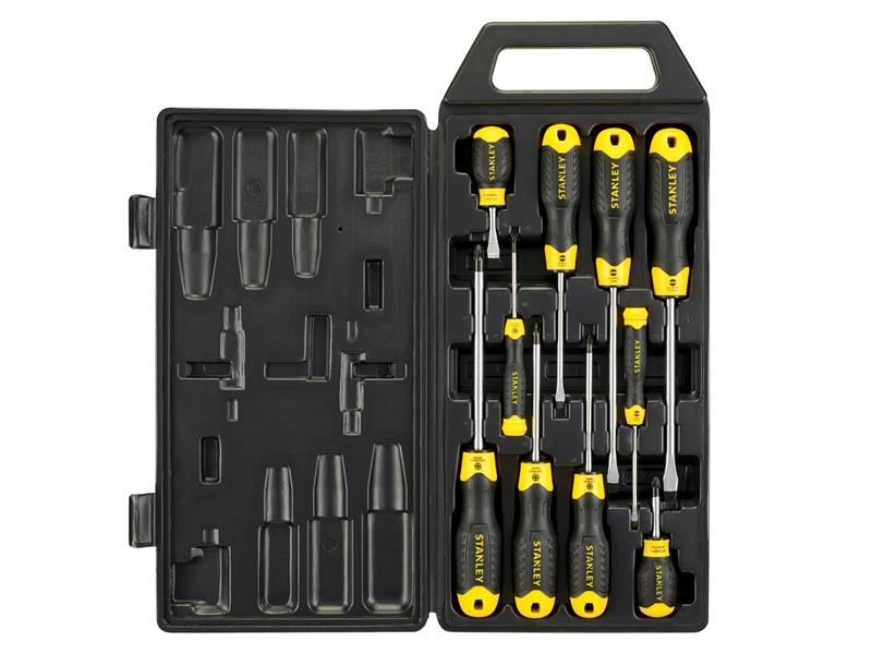 STANLEY® Cushion Grip Screwdriver Set, 10 Piece STA265014