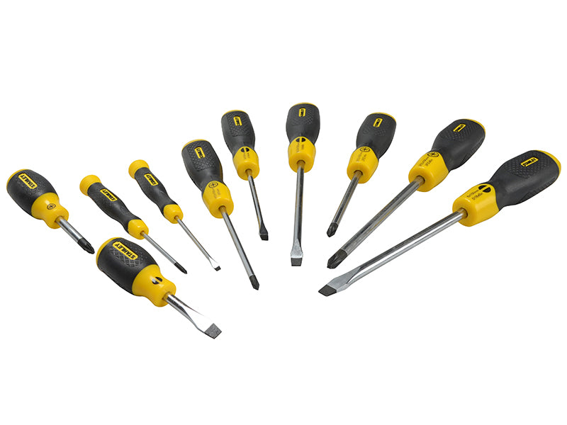 STANLEY® Cushion Grip Screwdriver Set, 10 Piece STA265014