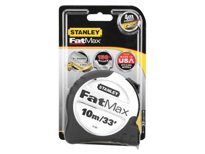 STANLEY® FatMax® Pro Pocket Tape 10m/33ft (Width 32mm) STA533896