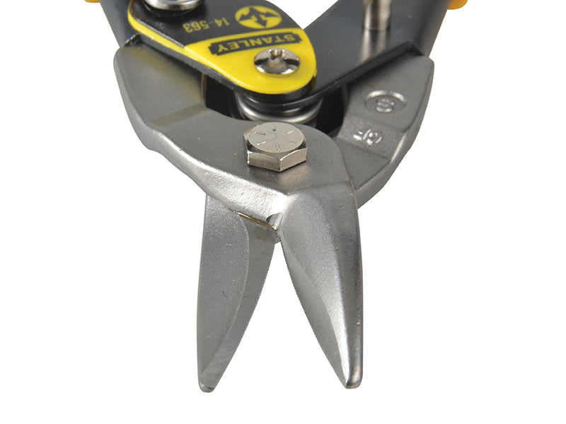 STANLEY® Yellow Aviation Snips & Holster Straight Cut 250mm (10in) STA914563