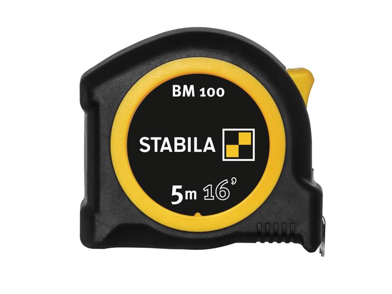 Stabila BM 100 Compact Pocket Tape 5m/16ft (Width 19mm) STB19567