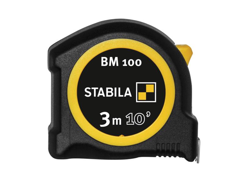 Stabila BM 100 Compact Pocket Tape 3m/10ft (Width 19mm) STB19569