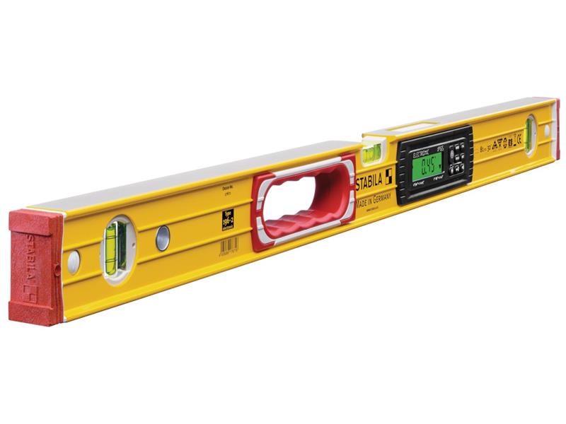 Stabila 196-2 Electronic Spirit Level IP65 3 Vial 17671 80cm STB1962E80