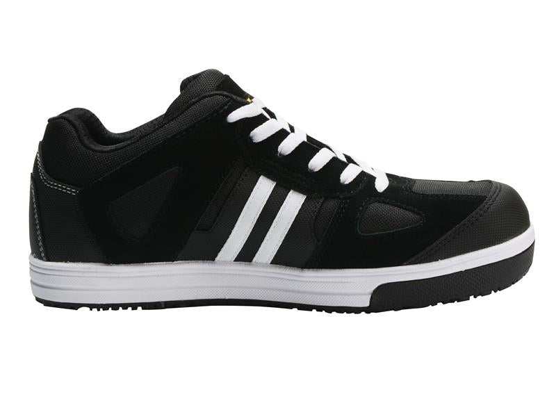 STANLEY® Clothing Cody Safety Trainers Black/White Stripe UK 8 EUR 42 STCCODY8