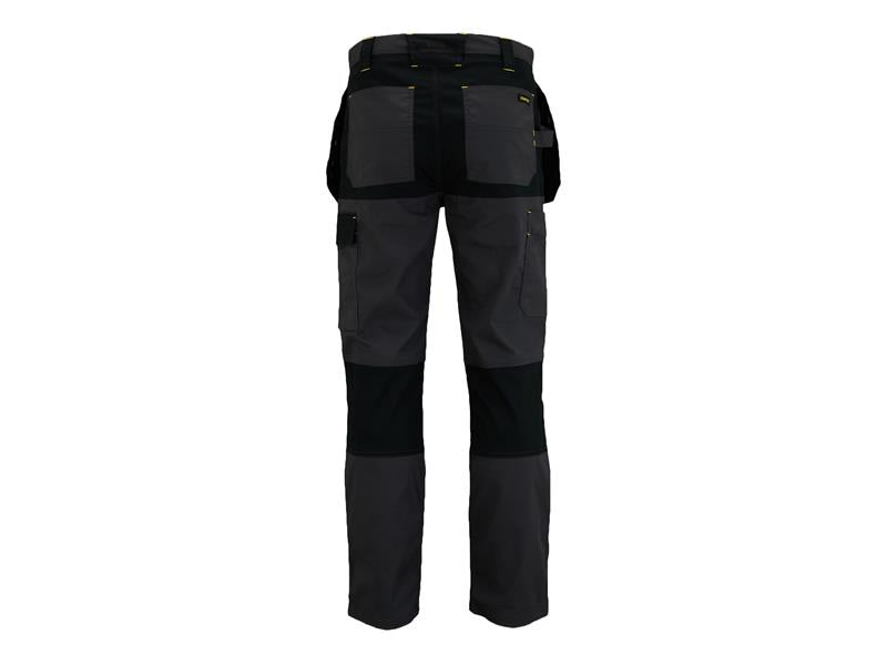 STANLEY Dixon Slim Fit Trousers Grey/Black Waist 36in Leg R STCDIXONGB36