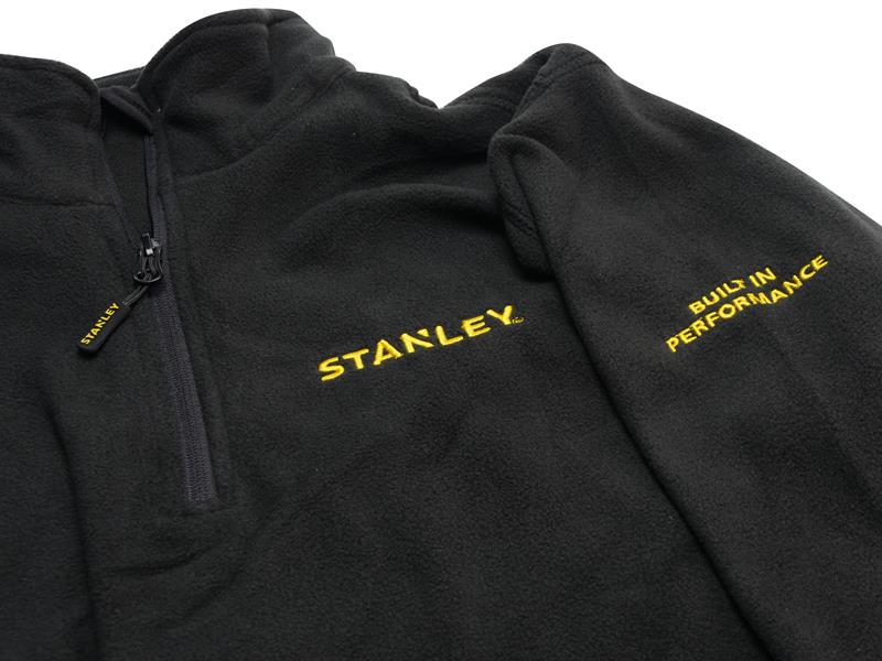STANLEY® Clothing Gadsden 1/4 Zip Micro Fleece Black - XXL STCGADSXXL