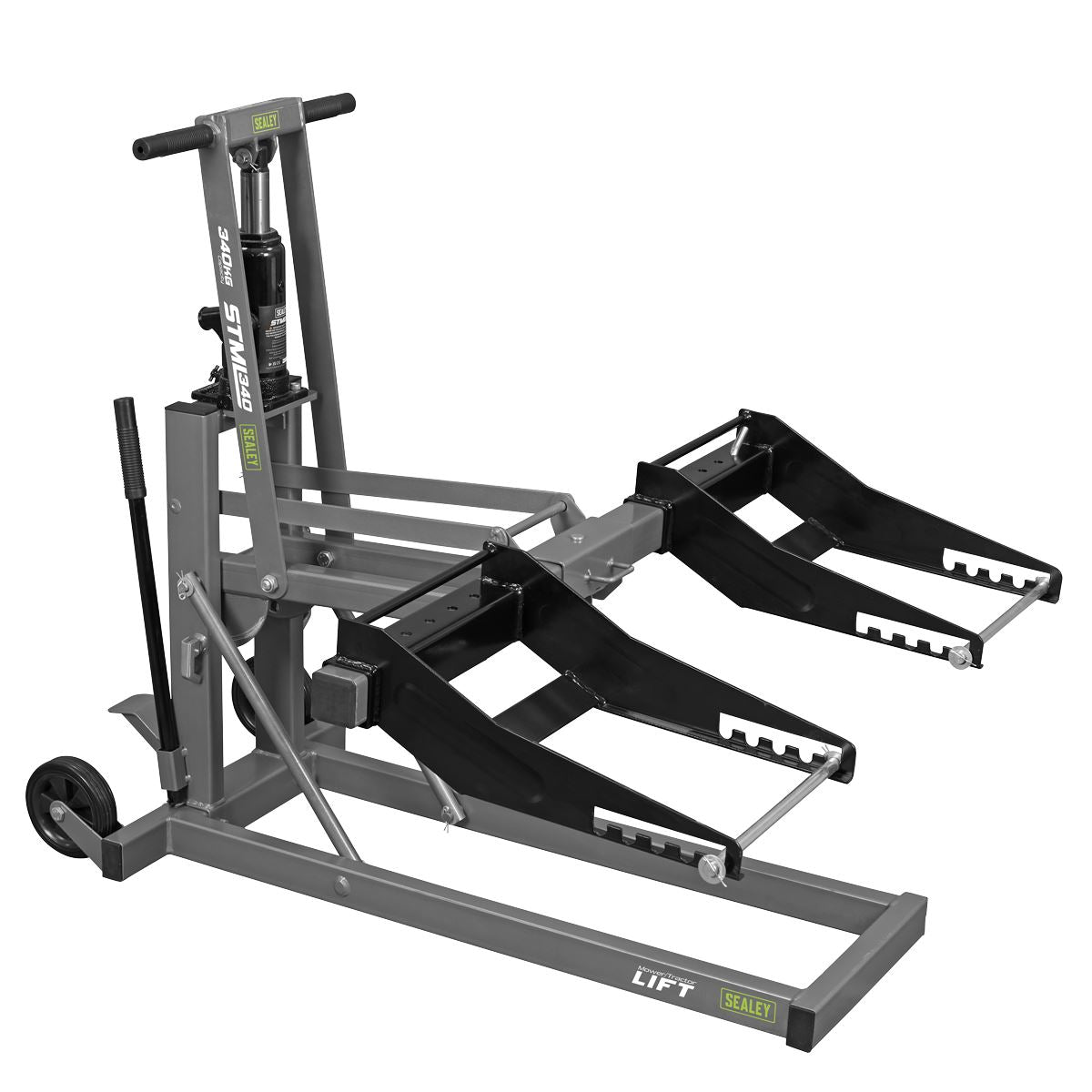 Sealey Hydraulic Ride Stand On Mower Tractor Lift 340kg Capacity STML340