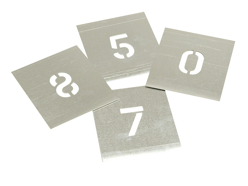 Stencils Set of Zinc Stencils - Figures 2in Walleted STNF2W