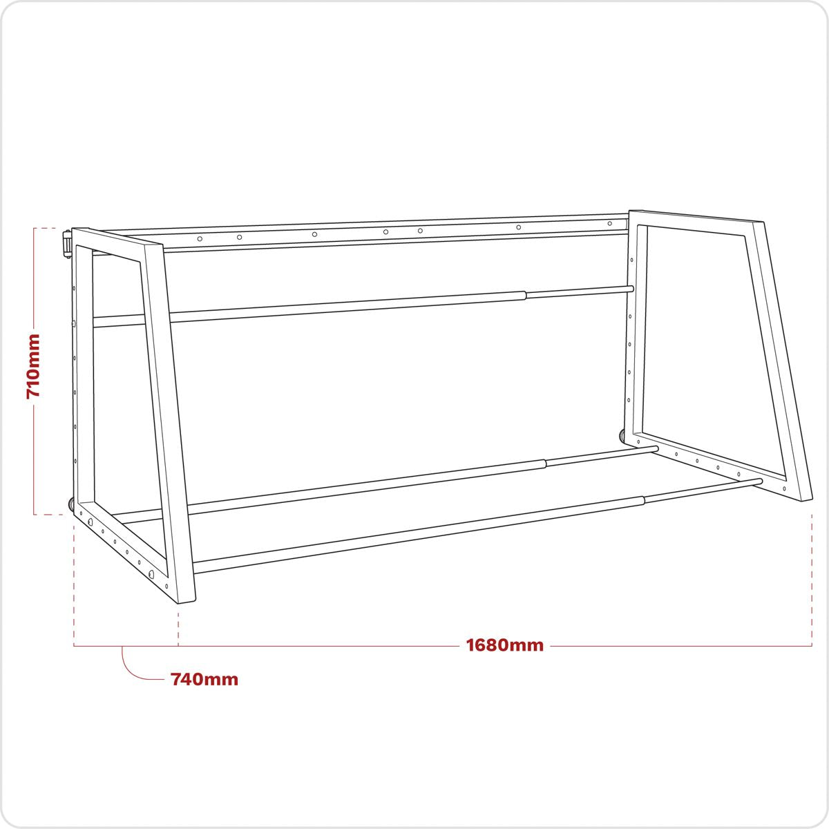 Sealey Extending Tyre Rack Wall or Floor Mounting STR001