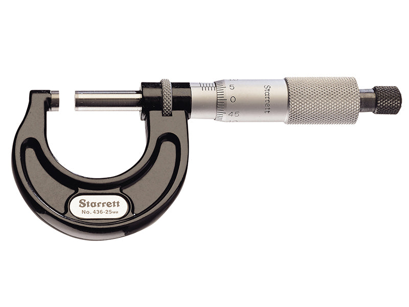 Starrett 436.1XRL-2 Outside Micrometer 1-2in Graduation .001in STR436X2
