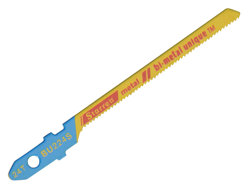 Starrett Metal Cutting Jigsaw Blades Pack 5 TPI 24 Length 50mm Wavy BU224S-5